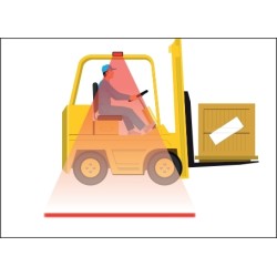 Proiector luminos avertizare gabarit motostivuitor / camion - ULTIMELE BUCATI!!! Proiector luminos avertizare gabarit motostivuitor / camion - ULTIMELE BUCATI!!!